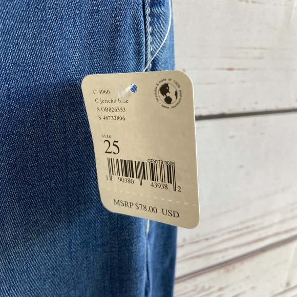 Free People Jericho Blue Just Float On Flare High Rise Bell Bottom Denim Jeans - Picture 7 of 11